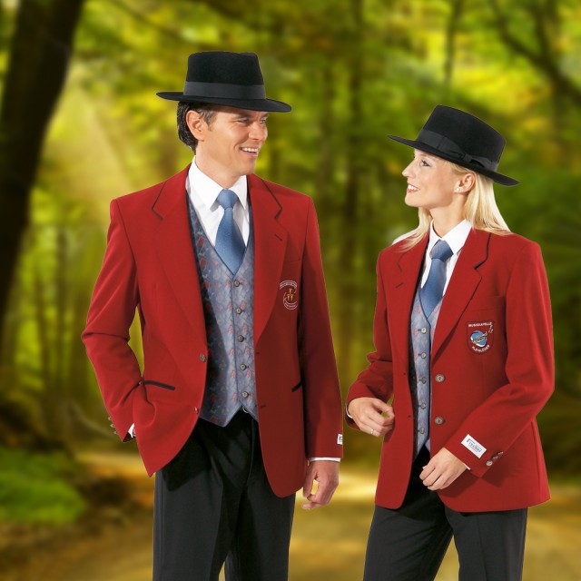 uniformjacke-dame-und-herr-rot-mit-musikerhut-640x640,  Uniformjacke Dame und Herr rot mit Musikerhut